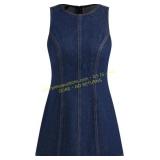 Free assembly Denim Mini Dress Sleeveless Zipper M
