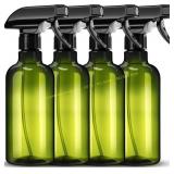 DIYSELF 4 Pack Spray Bottles 16 oz Green