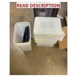 Iris storage boxes 4pk & pet food container 2pk