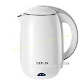 AZEUS 1500W Electric Kettle, 1.8L White