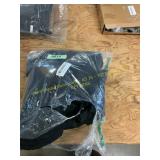 Black set of bedding