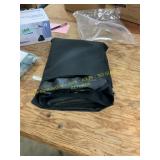 Large black mesh tarp