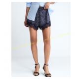 Devil Wears Prada Lace Trim Shorts, 4
