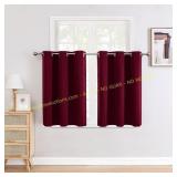 ChrisDowa Burgundy Curtains 42x36 (2)