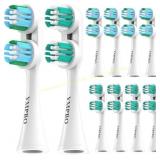 YMPBO Spinbrush 10-Pack Heads Green/Blue+misc