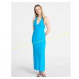 No Boundaries Halter Maxi Dress, S