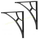 4 Pack 6.5" Iron Shelf Brackets