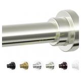 Mcrbeay Shower Curtain Rod 28-74" Ni