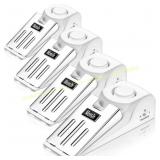 Door Stop Alarm, 120dB Stopper (Pack of 4)