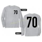 Number 70 in black LsnSleeve T-Shirt small