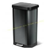 Glad 20G Pewter Step Trash Can