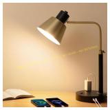 Desk Lamp with Dual USB Ports, 340  Swivel