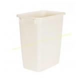 Rubbermaid 5.25 gal Bisque Plastic Wastebasket 2ct