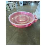 HOMZ 3-Pack 24" Wreath Storage Containers and 4 pa