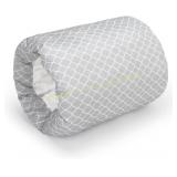 KAKIBLIN Baby Feeding Arm Pillow, White Cloud