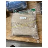 Beige bath rug