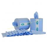 Harbor Blue Wiper Towels 200sheets 1-ply 4 pk