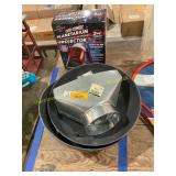 Red night projector, furnace pipe parts, baffle