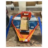 Basketball hoop, miter box