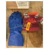 Rubber Gloves and sanding disc