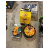 Mouse trap, oil filter, and 40ct screws