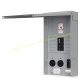 RV Electrical Panel Outlet with Breaker