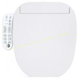 Bidet Toilet Seat: Heated White (Round)