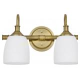 Champagne Bronze 2-Light Vanity Lights, E26