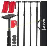 Dust Barrier Poles Kit: Spring Zipper Wall