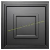 STICKGOO Black Drop Ceiling Tile 2x2ft 12 Pack