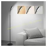 Cordless Floor Lamp, Gooseneck - Black