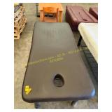 Massage table