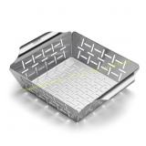 2Ct Weber Stainless Grill Basket 9.4x7.5 in