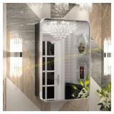 Keonjinn Chrome Medicine Cabinet 16x24 in