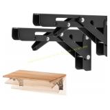 Ravinte 2-Pack 6" Folding Shelf Brackets