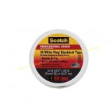 10 ct. Scotch 3/4 in. W x 66 ft. White Vinyl Tape