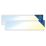 1x4 LED Panel Light 2Pack, 6000lm, 3 CCT