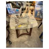 Glass top table