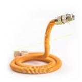 2ct 1/2 in. MIP x 1/2 in. FIP Gas Connector