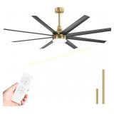65in Ceiling Fan with Lights, Remote