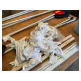 Cotton wiping cloths.