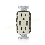 Leviton Decora 15A 125V Duplex Outlet USB, etc