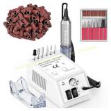 Nail Drill 20000RPM Efile Kit - White