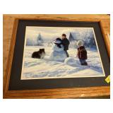 Framed Winter Scene