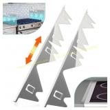 Stove Gap Covers Stainless Steel 2 Pack