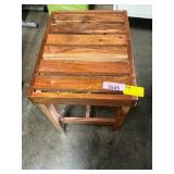 Wooden end table
