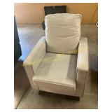 Upholstered swivel chair