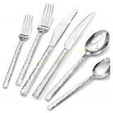 KINGSTONE 48-Piece Silverware Set with Knives