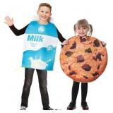EraSpooky 2pc Kids Cookies & Milk Onesies 3-12