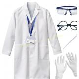 UNGLINGA Kids Scientist Lab Coat with Goggles